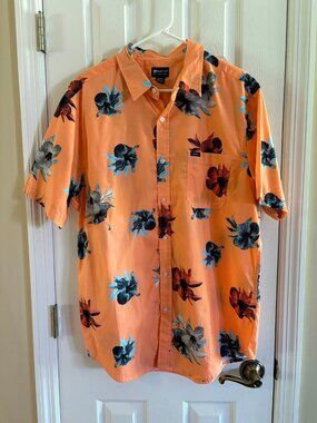 Matix Men’s Button Down Floral Print Shirt XL